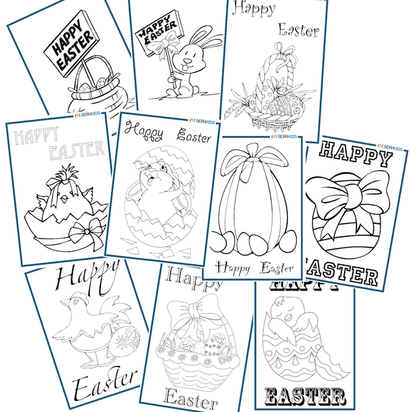 happy easter cards print. Think of fun, printable easter